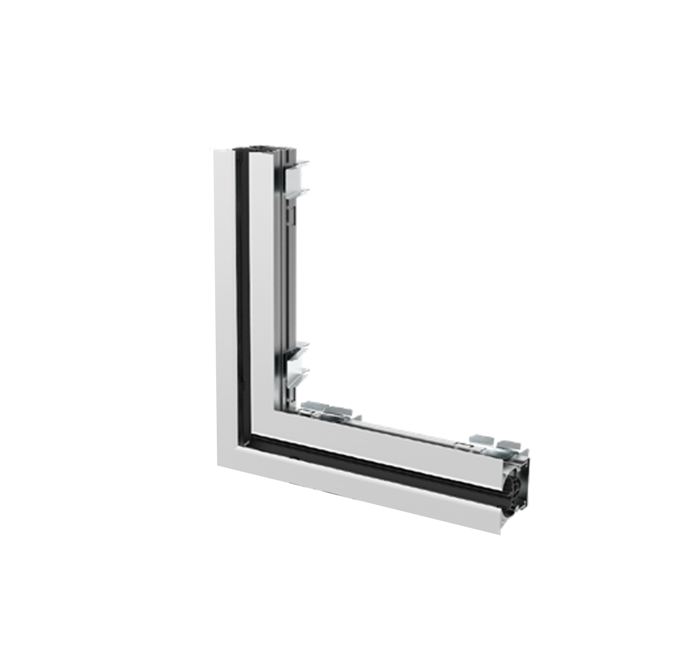 1 SLOT DEFFUSER CORNER