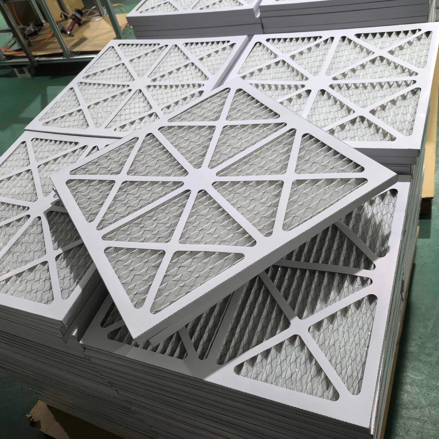 HAVC air Filter MERV8 Cardboard Filter MERV13 Industrial G3 G4 Pre air Filter 24x24x2