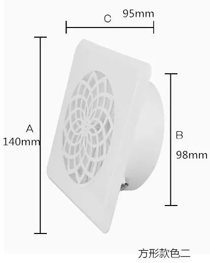Adjustable Louver Air Vent Extract Valve Grille 75-200mm ABS Round Diffuser Ducting Ventilation Cover Indoor Fresh Air System