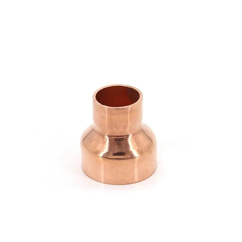 1 PC 6.35/8/10/12.7/15/16/19/22-32mm Pure Copper End Feed Solder Reducer Plumbing Pipe Fitting Connector Coupler Air Conditioner