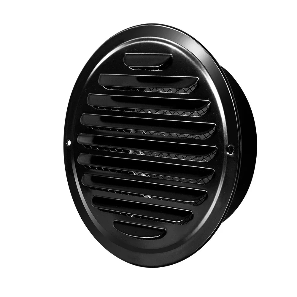 Stainless steel 70-200mm Exterior wall air outlet vent grille round duct cap air ventilation cover hole plug ventilation system