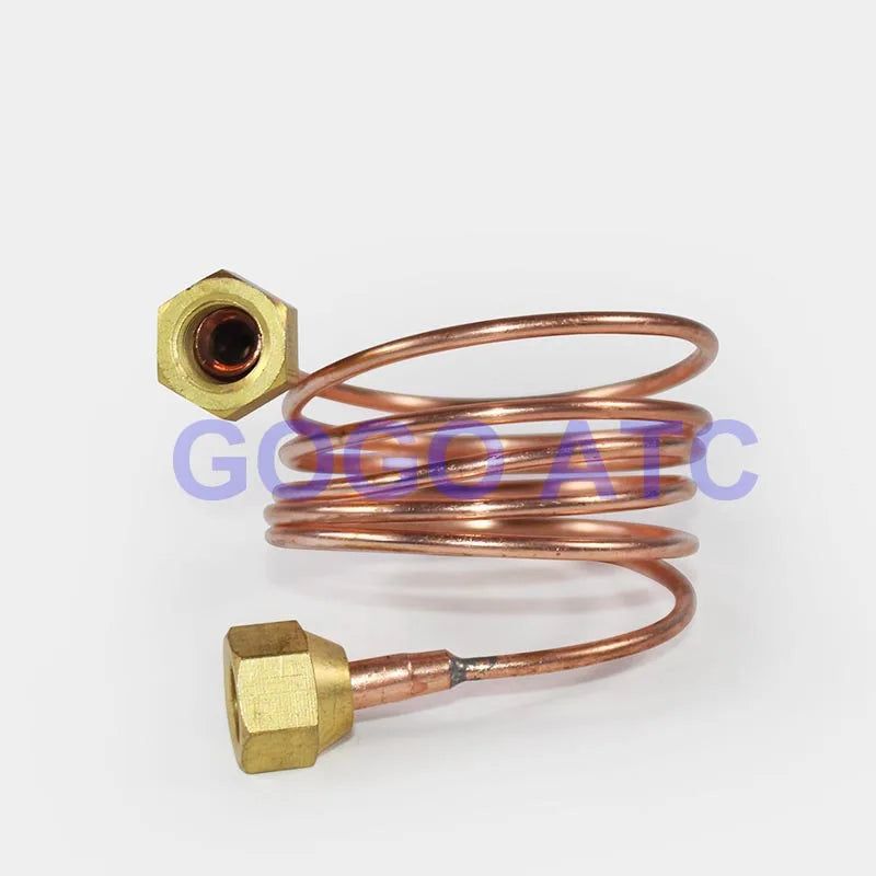 high quality Air conditioning copper pipe with1/4 inch copper fitting outsize diameter 2.8mm Refrigeration pipe freezer tube