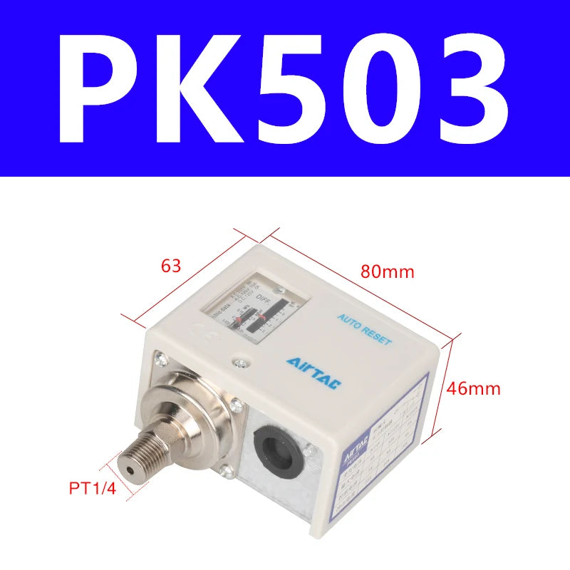 Pressure Switch Pressure Controller PK503 PK506 PK510 (Optional with air pipe connector)