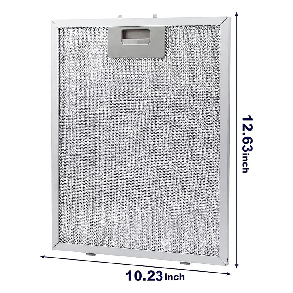 2PCS Cooker Hood Filters Metal Mesh Extractor Vent Filter, Aluminum Metal Mesh Vent Filter Cooker Hood Grease Filter