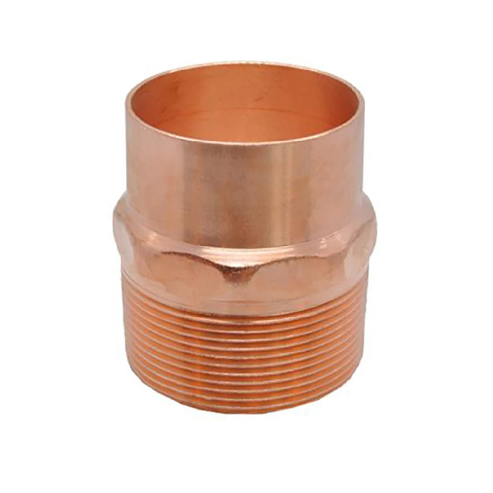 1/4" 3/8" 1/2" 3/4" 1"-4" BSP Male To Solder Cup Connector Copper End Feed Coupling Plumbing Fitting Coupler For Air Condition