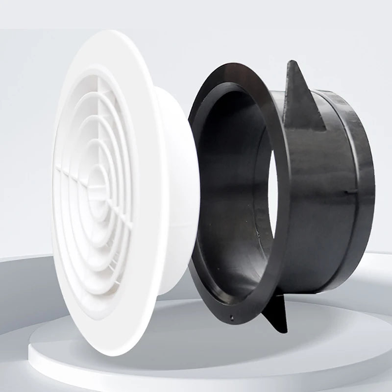 Various Shapes Air Vent Extract Valve Grille Air Circulation Vents Cover 100/150mm Round Ducting Ventilation Cover Accessories