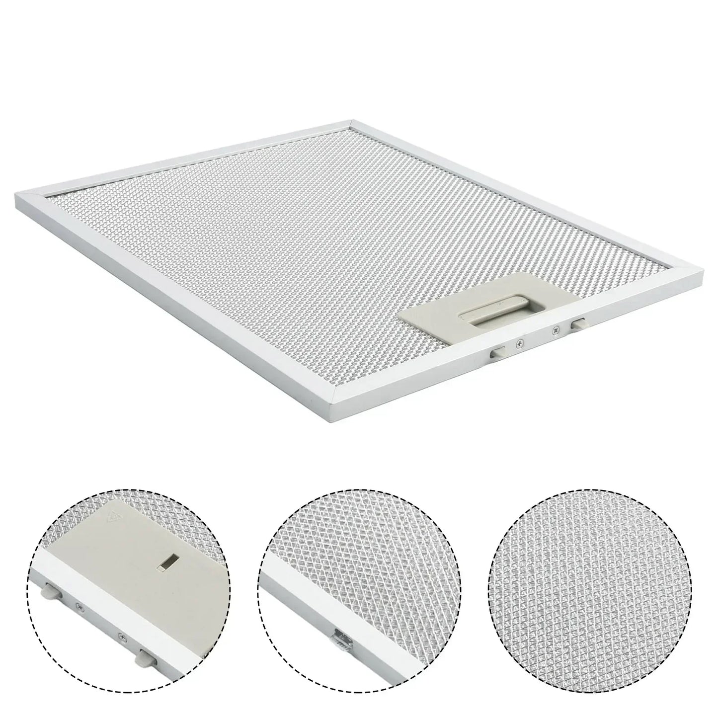 Range Hood Filter Cooker Hood Grease Filter Kitchen Extractor Ventilation Aluminium Aspirator Filter Mesh 29x24cm