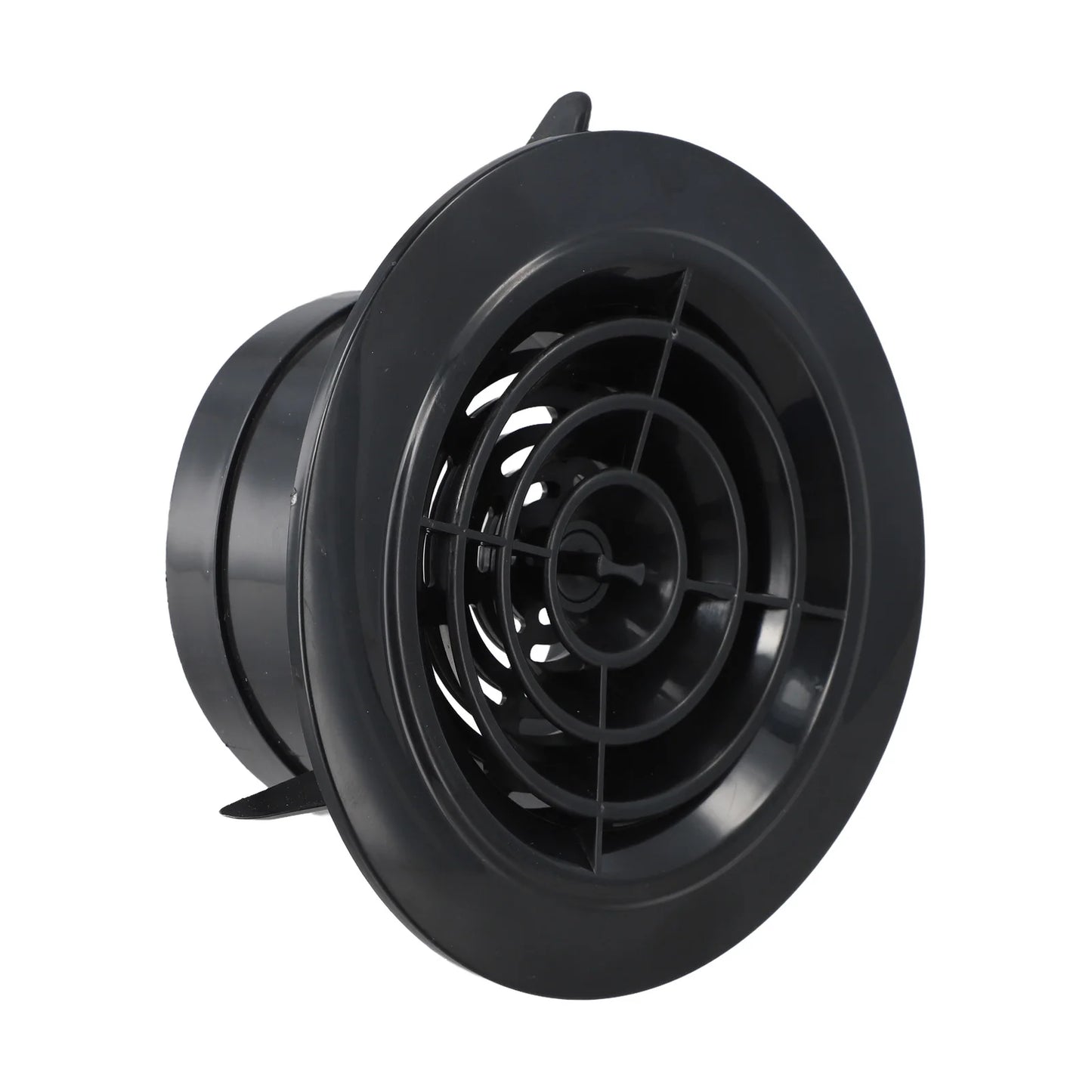 Long-lasting Quality Vent Grill Round ABS Material Attractive Design Black Removable Panels 1 X 100mm 75-125MM