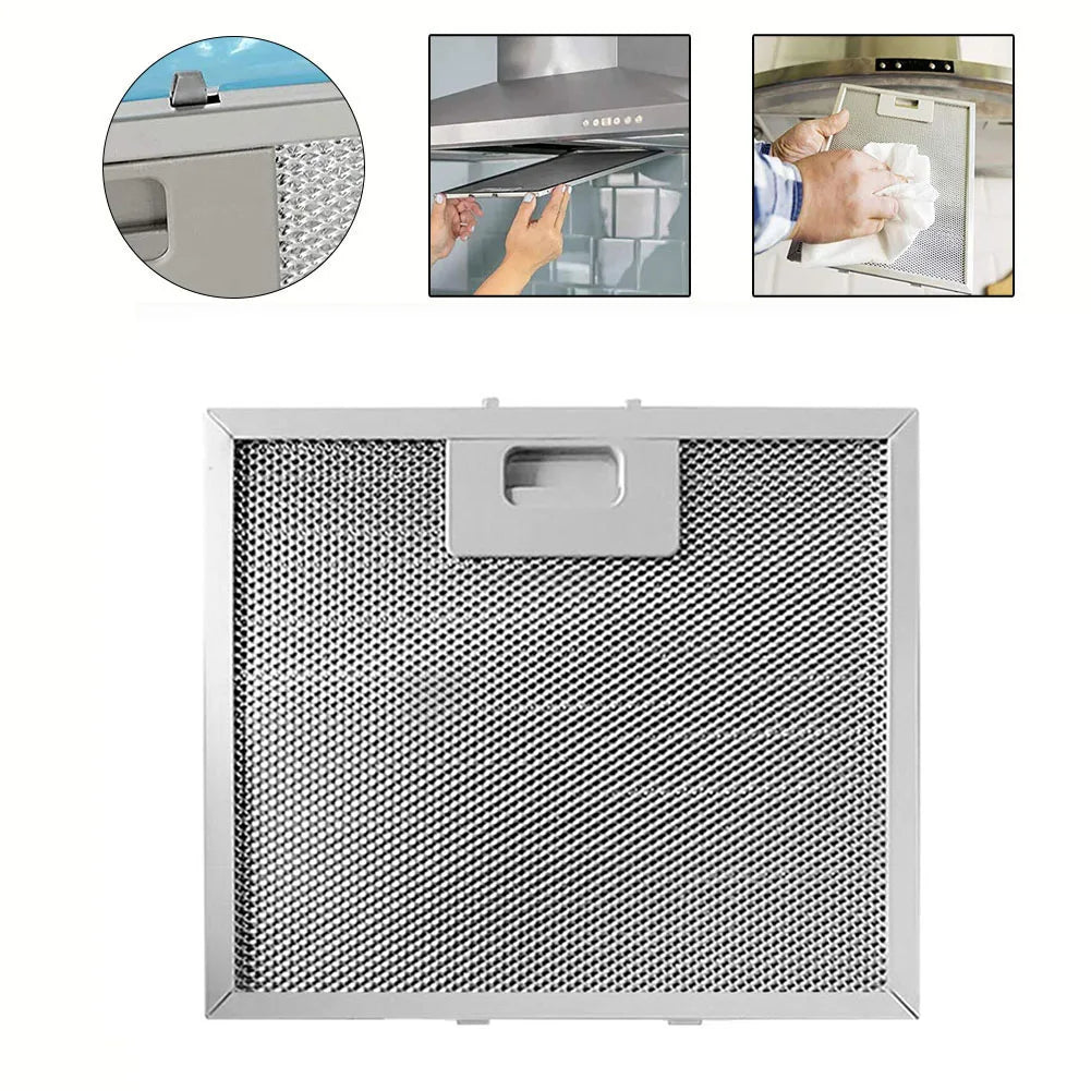 r Metal Mesh Extraction Ventilation Filter 400 X 300 X 9 Mm Range Hood Metal Grease Filter