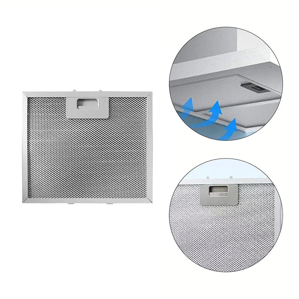 r Metal Mesh Extraction Ventilation Filter 400 X 300 X 9 Mm Range Hood Metal Grease Filter