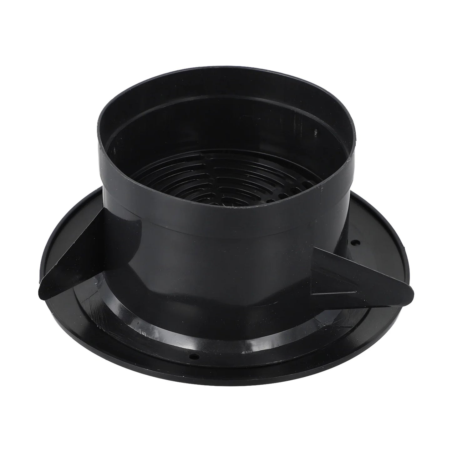 Long-lasting Quality Vent Grill Round ABS Material Attractive Design Black Removable Panels 1 X 100mm 75-125MM