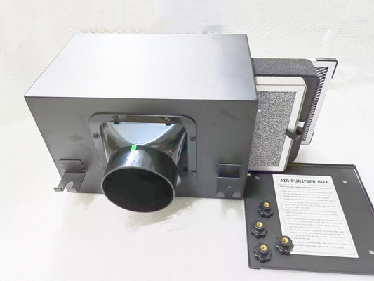 Fresh Air Intake Inline Filter Box With Pre-filter Activated Carbon and HEPA filter HVAC System Heating And Cooling Ventilation