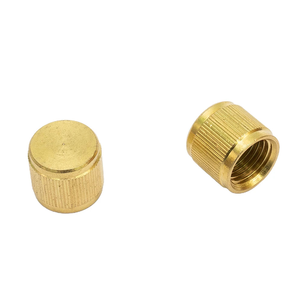 1pc T Type Adapter Tee Adapter 1/4X1/4X1/4" SAE Flare Add Gauge Deep Vacuum Pump/Manifold Set Solid Brass Tee Adapter