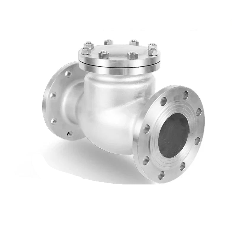 304 stainless steel flange check valve H44W-16P swing check valve check valve DN25 50 80 100