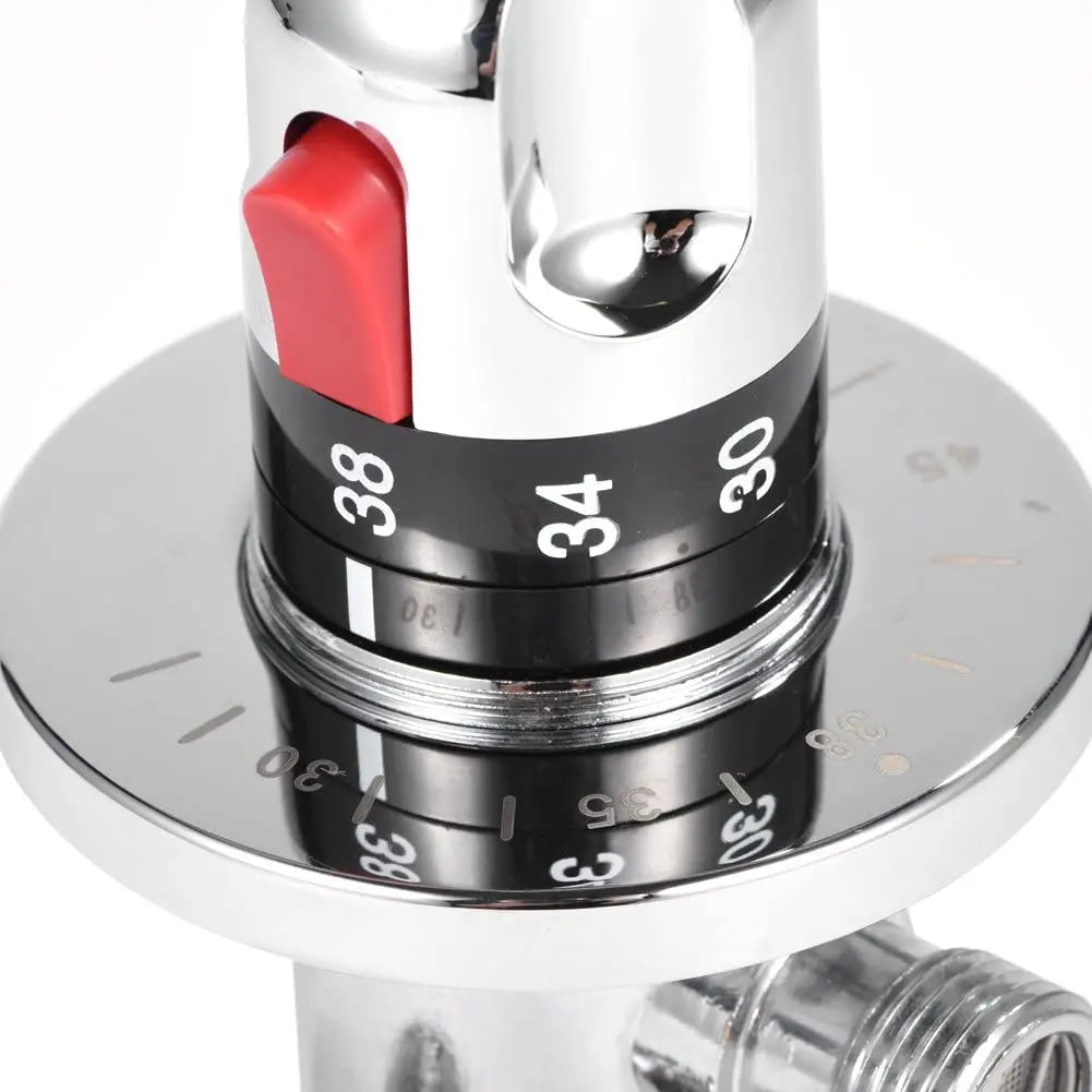 Thermostatic Shower Faucet for Shower Room Control with Intelligent Temperature Control and Hidden Valve Gear Accessories