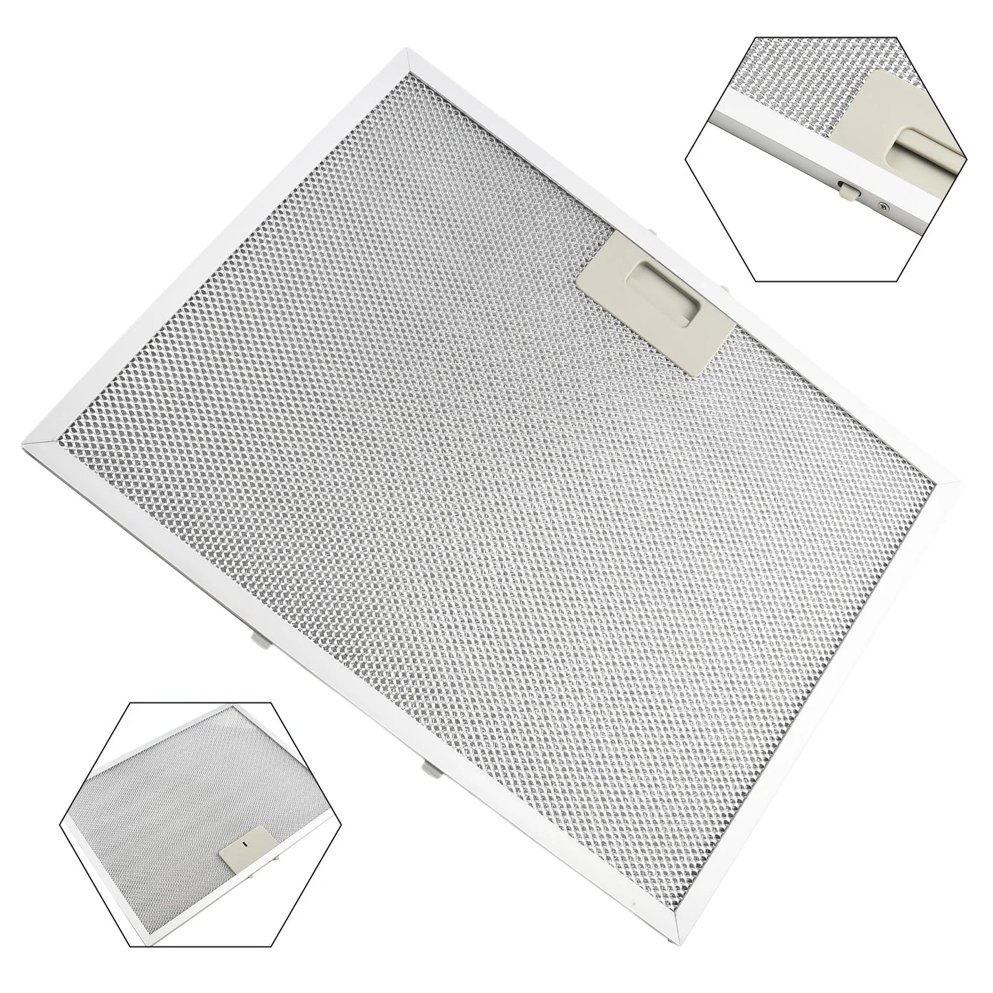 r Metal Mesh Extraction Ventilation Filter 400 X 300 X 9 Mm Range Hood Metal Grease Filter