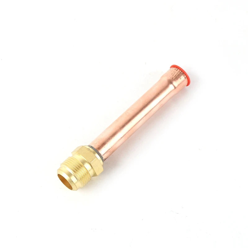 Air Conditioner Copper Tube with Brass Forged SAE 1/4 3/8 1/2 3/4 fit UNF Thread Connector Nut Flare Pipe Fitting Adapeter