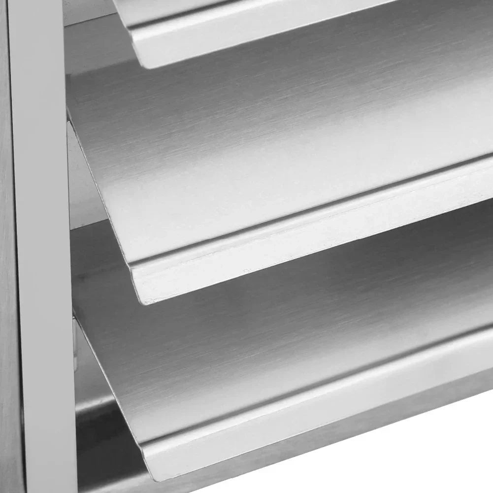 100/125/150mm Stainless Steel Air Vent Duct Grill Wall Square Tumble Air Outlet Dryer Extractor Ventilation Cover Fan Outlet