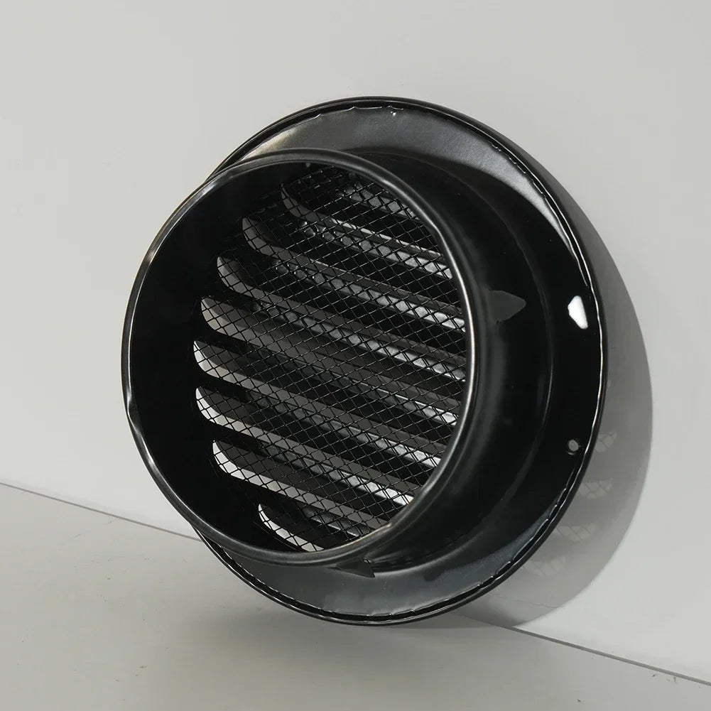Stainless steel 70-200mm Exterior wall air outlet vent grille round duct cap air ventilation cover hole plug ventilation system