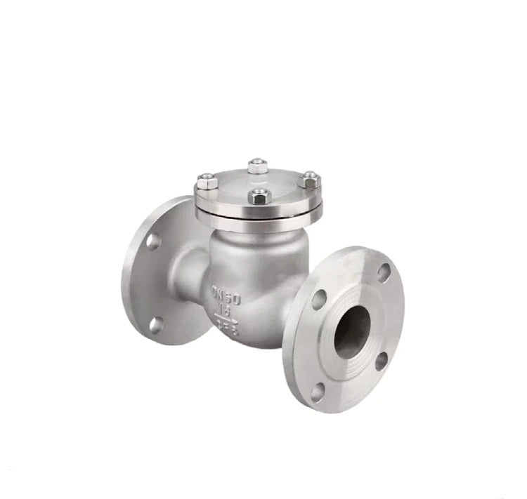 304 stainless steel flange check valve H44W-16P swing check valve check valve DN25 50 80 100