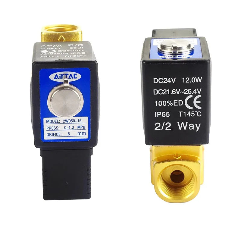 AIRTAC Original Fluid Control Valve Direct-acting Normally Closed 2W030-6/8 050-10/15 Internally Piloted 2W150-15 200-20 250-25