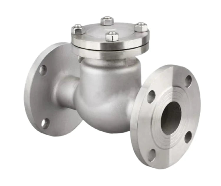 304 stainless steel flange check valve H44W-16P swing check valve check valve DN25 50 80 100