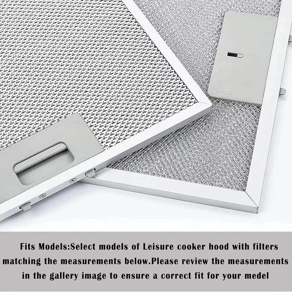 Range Hood Filter Cooker Hood Grease Filter Kitchen Extractor Ventilation Aluminium Aspirator Filter Mesh 29x24cm