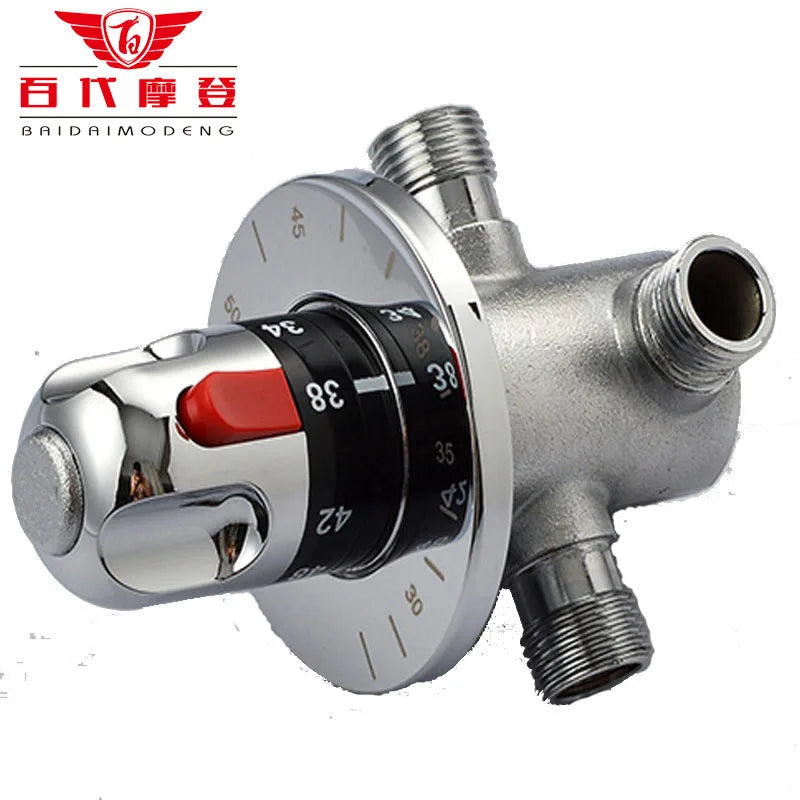 Thermostatic Shower Faucet for Shower Room Control with Intelligent Temperature Control and Hidden Valve Gear Accessories