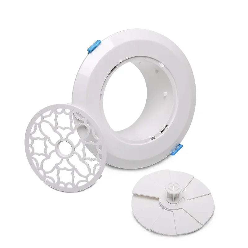 Adjustable Louver Air Vent Extract Valve Grille 75-200mm ABS Round Diffuser Ducting Ventilation Cover Indoor Fresh Air System