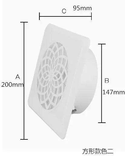 Adjustable Louver Air Vent Extract Valve Grille 75-200mm ABS Round Diffuser Ducting Ventilation Cover Indoor Fresh Air System