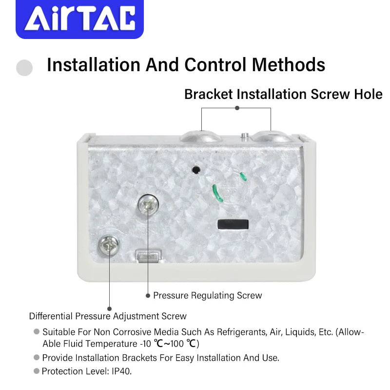 Pressure Switch Pressure Controller PK503 PK506 PK510 (Optional with air pipe connector)