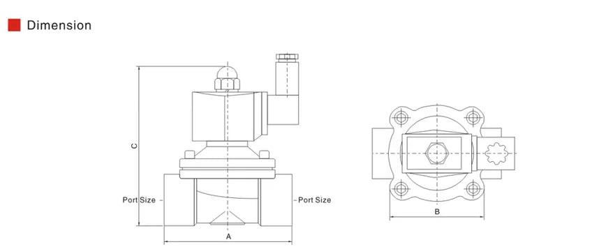 2L-25 High Temperature High Pressure Steam Fluid Control Valve Water Steam Solenoid Valve 2L-08/10/15/20/25/35/40/50