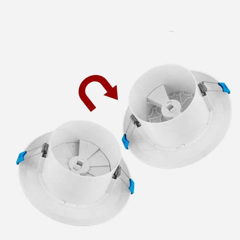 Adjustable Louver Air Vent Extract Valve Grille 75-200mm ABS Round Diffuser Ducting Ventilation Cover Indoor Fresh Air System