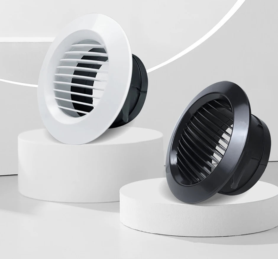 Various Shapes Air Vent Extract Valve Grille Air Circulation Vents Cover 100/150mm Round Ducting Ventilation Cover Accessories