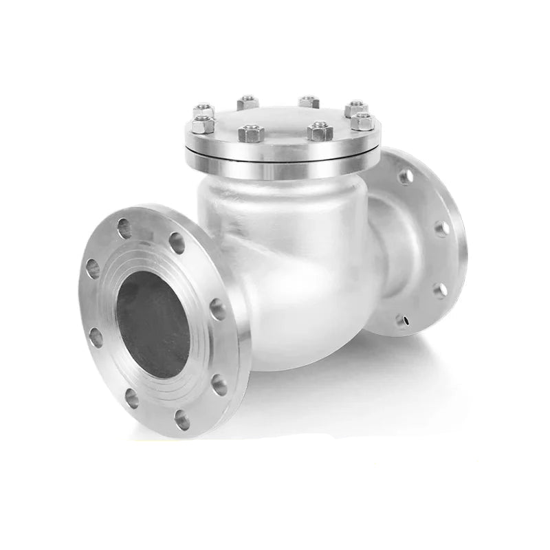 304 stainless steel flange check valve H44W-16P swing check valve check valve DN25 50 80 100