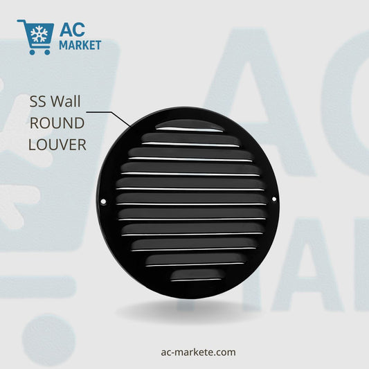 Stainless steel 70-200mm Exterior wall air outlet vent grille round duct cap air ventilation cover hole plug ventilation system