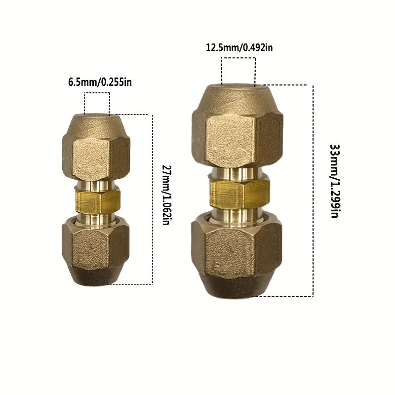 Heavy-Duty Pure Copper Three-Way Connector - with Threaded Flange Adapter, Industrial Pipe - Compatible with British Standard Tubes - Durable HVAC Structure, Precision Manufacturing Joint, Corrosion-Resistant Accessory, Essen