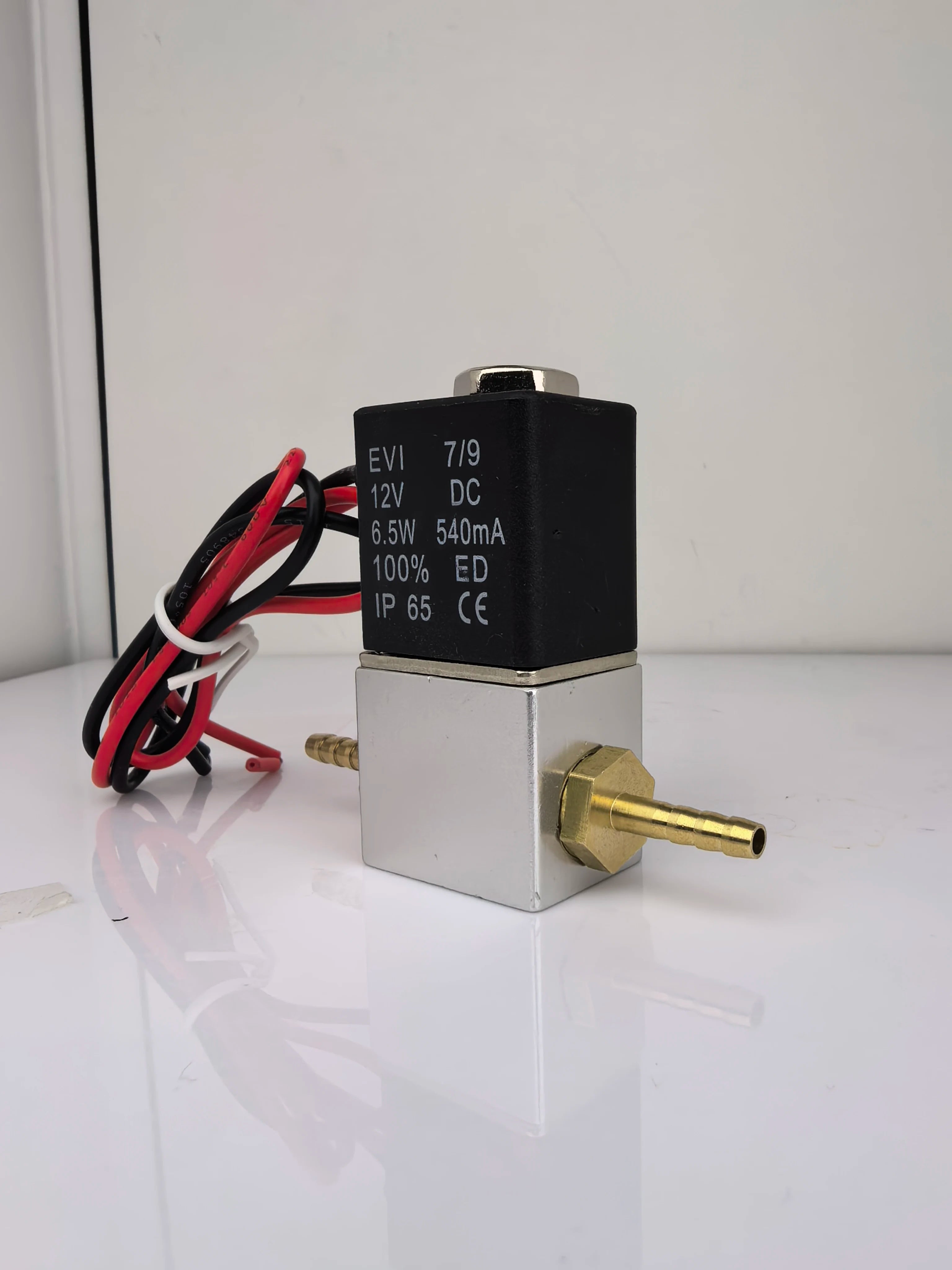 DC12V 24V AC110V 220V Normally Closed 1/4" Silent Oil Free Bidirectional NormallyClosed Pneumatic Solenoid Valve