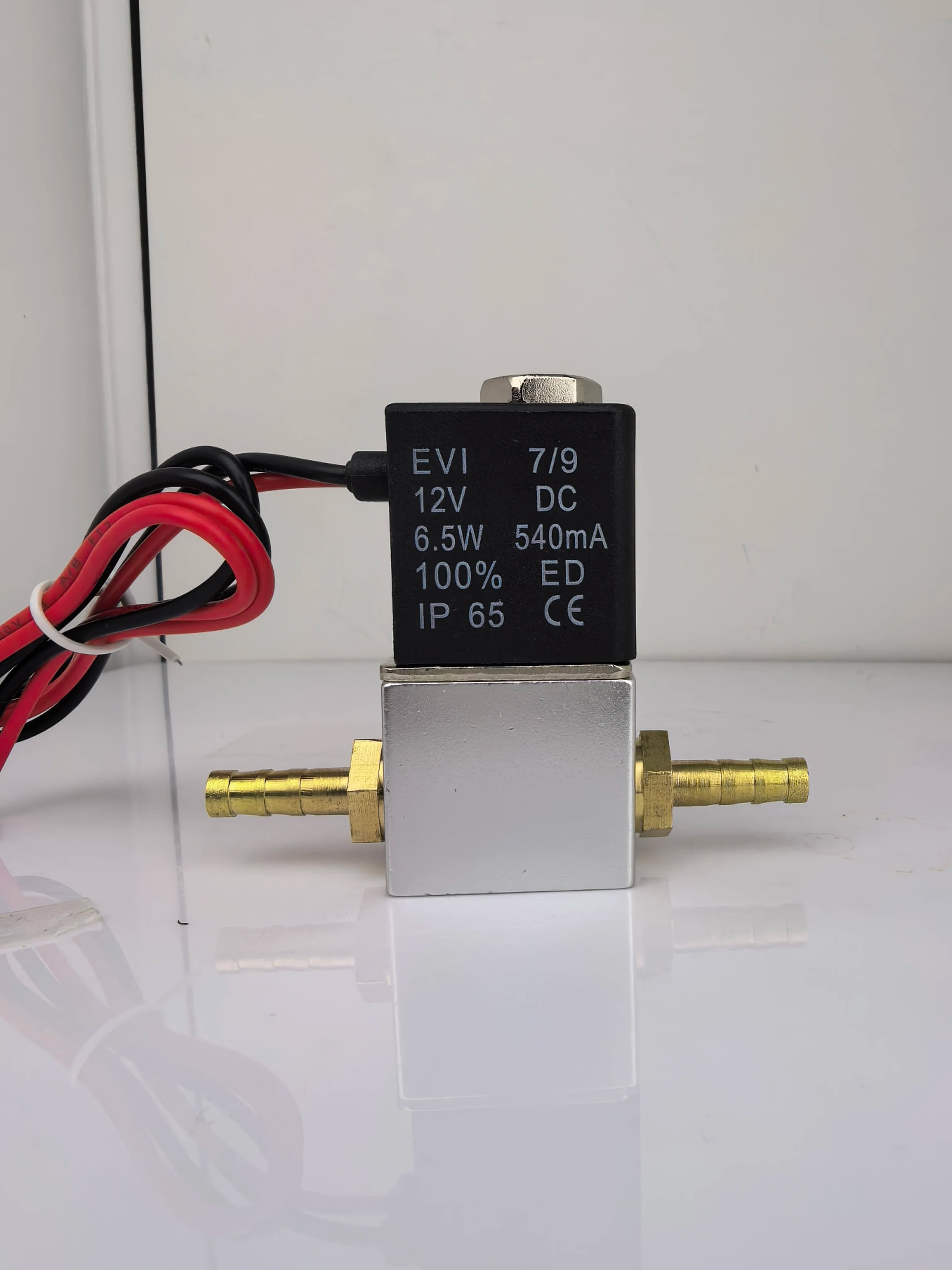 DC12V 24V AC110V 220V Normally Closed 1/4" Silent Oil Free Bidirectional NormallyClosed Pneumatic Solenoid Valve