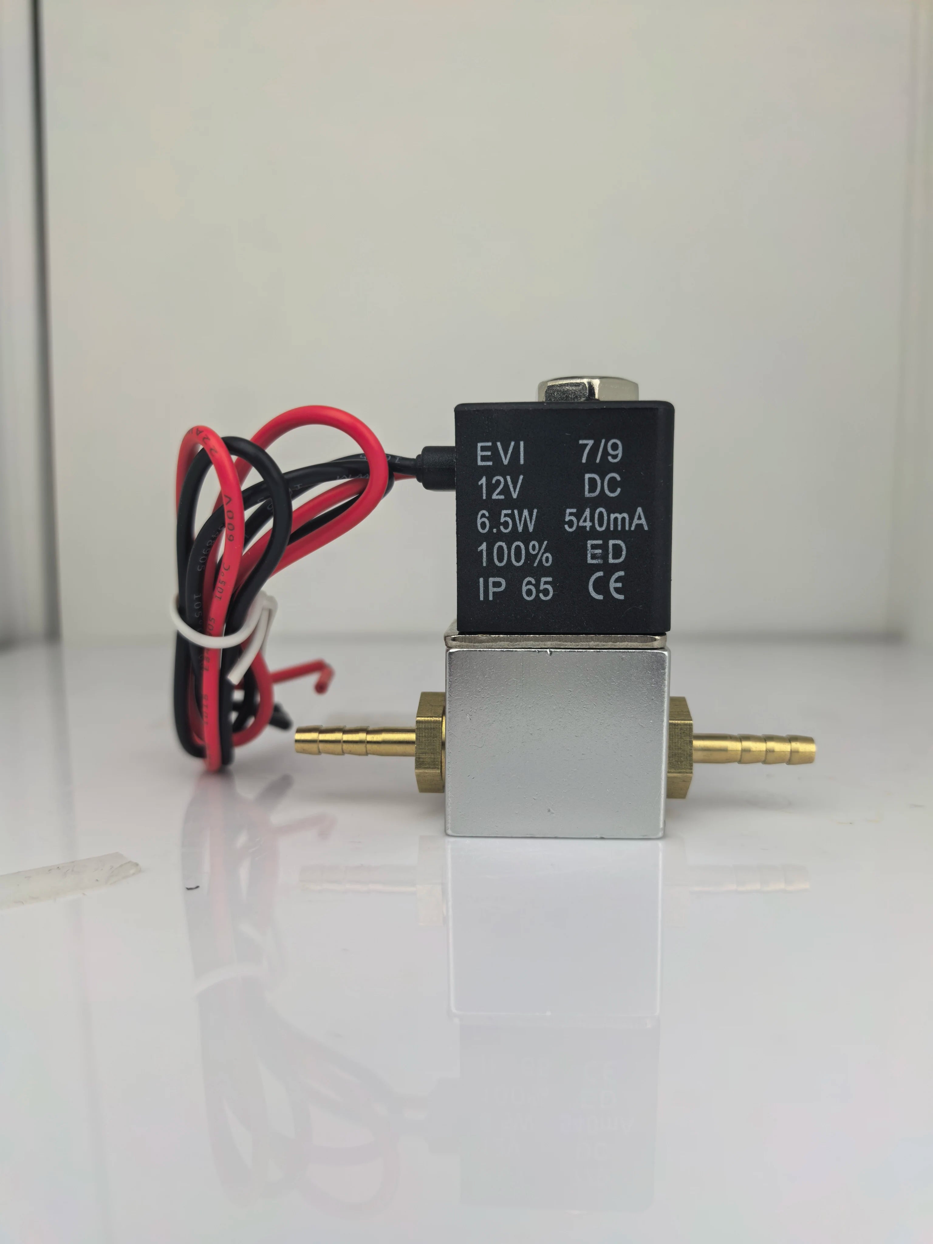 DC12V 24V AC110V 220V Normally Closed 1/4" Silent Oil Free Bidirectional NormallyClosed Pneumatic Solenoid Valve