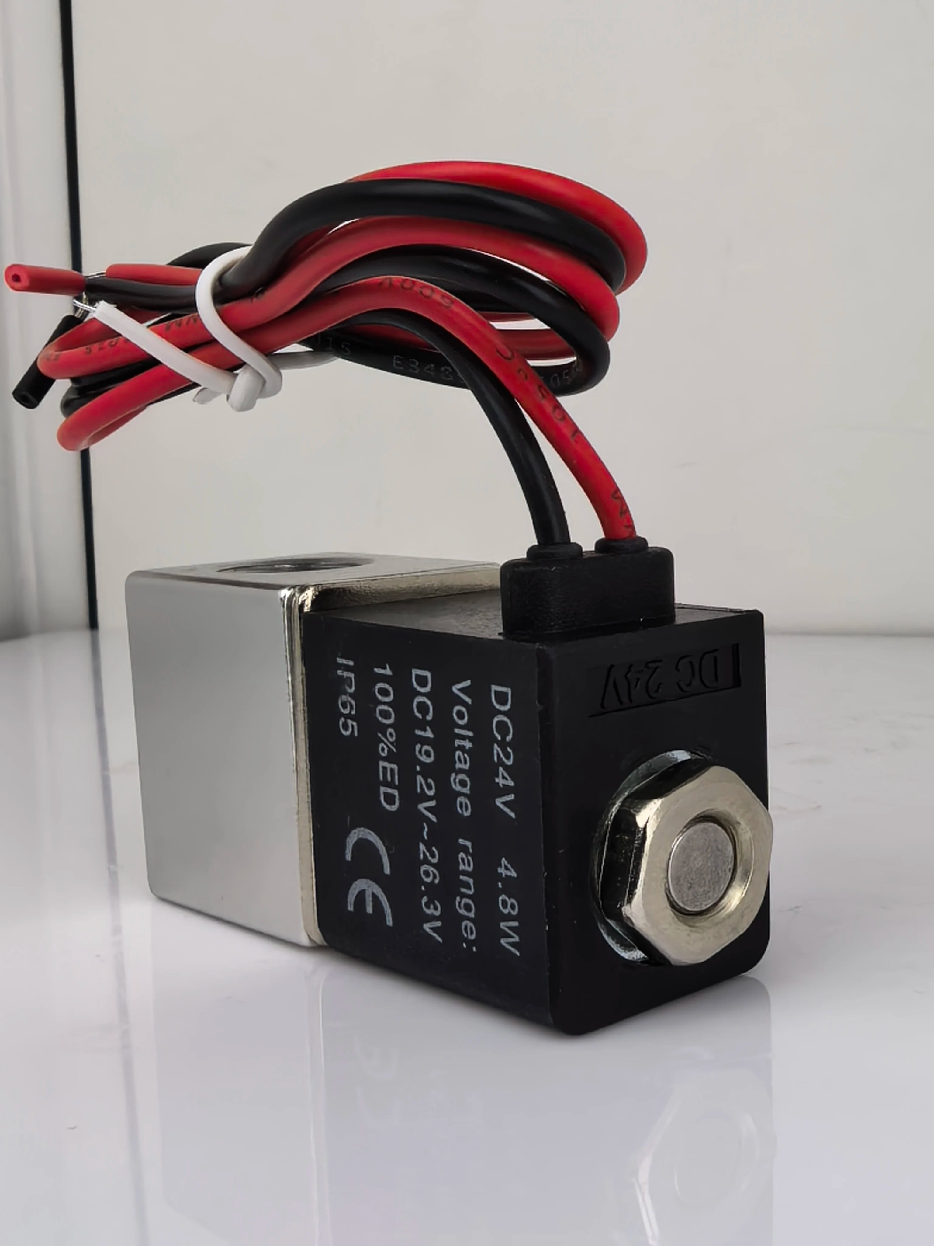 DC12V 24V AC110V 220V Normally Closed 1/4" Silent Oil Free Bidirectional NormallyClosed Pneumatic Solenoid Valve