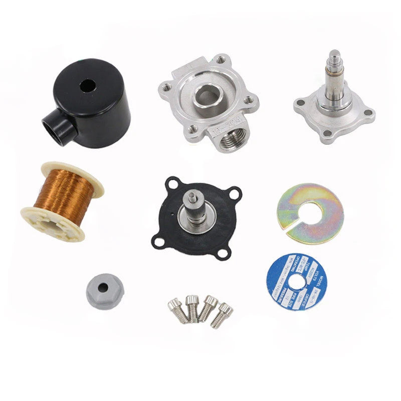 1/2" 3/4" 1" 2" inch Normally Closed Brass Solenoid Valve 220VAC 110VAC 24VDC 12VDC 24VAC Direct Acting For Water Gas Oil