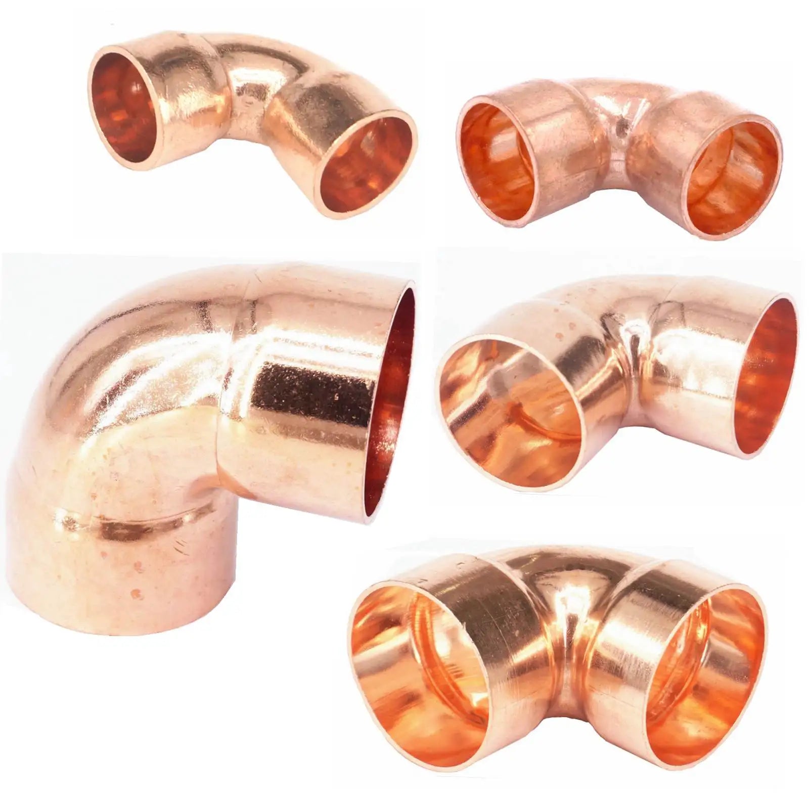 180 Angle Degree Return Bend Equal Copper Welding End Feed Plumbing Pipe Adapter Fitting Gas Water Oil Refrigerator