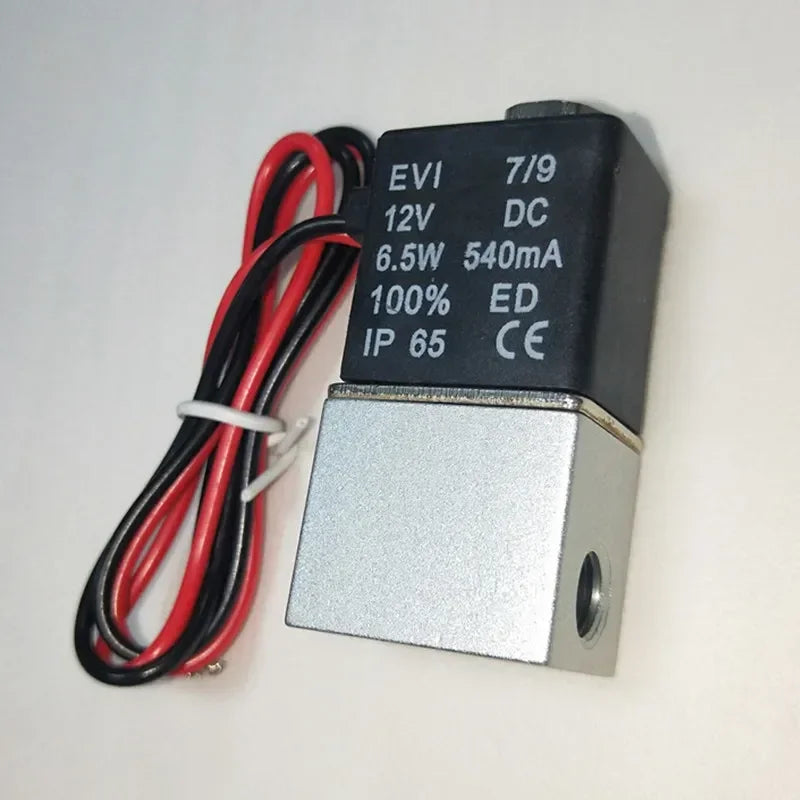 110V 220V Solenoid Valve 1/4" 1/8" 2 Way Normally Closed Direct-acting Pneumatic Valves For Water Air Gas Hot