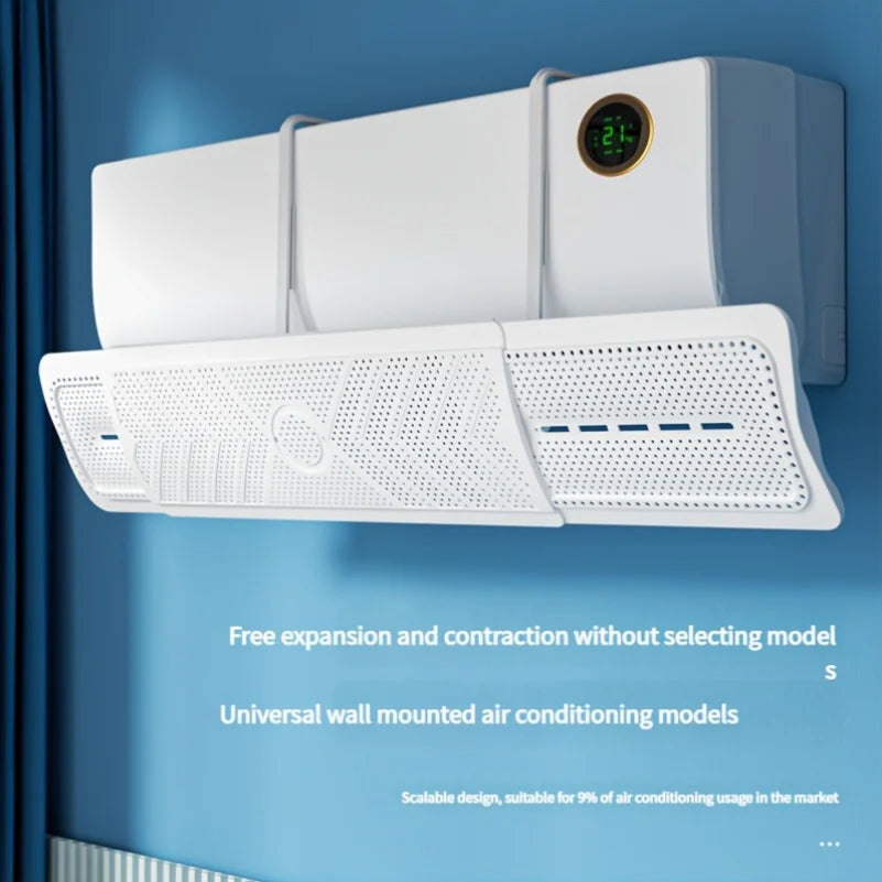 New Air Conditioner Windshield Anti-Direct Blowing Universal Windproof Wall-Mounted Air Outlet Baffle Confinement Cold Air Guide