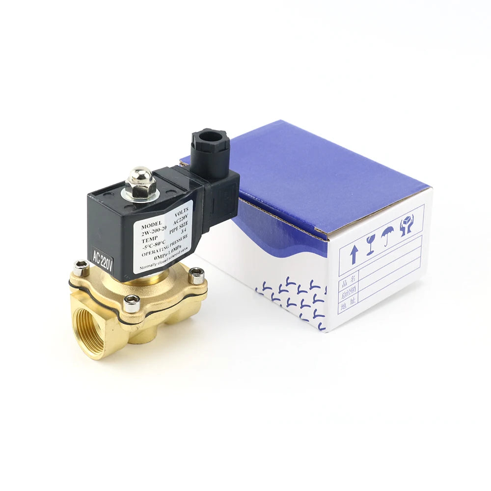 1/2" 3/4" 1" 2" DN15 DN20 DN25 DN32 DN50 Electric Ball Valve 12V 24V 220V 110V Solenoid Valve Normally Closed for Water Oil Air