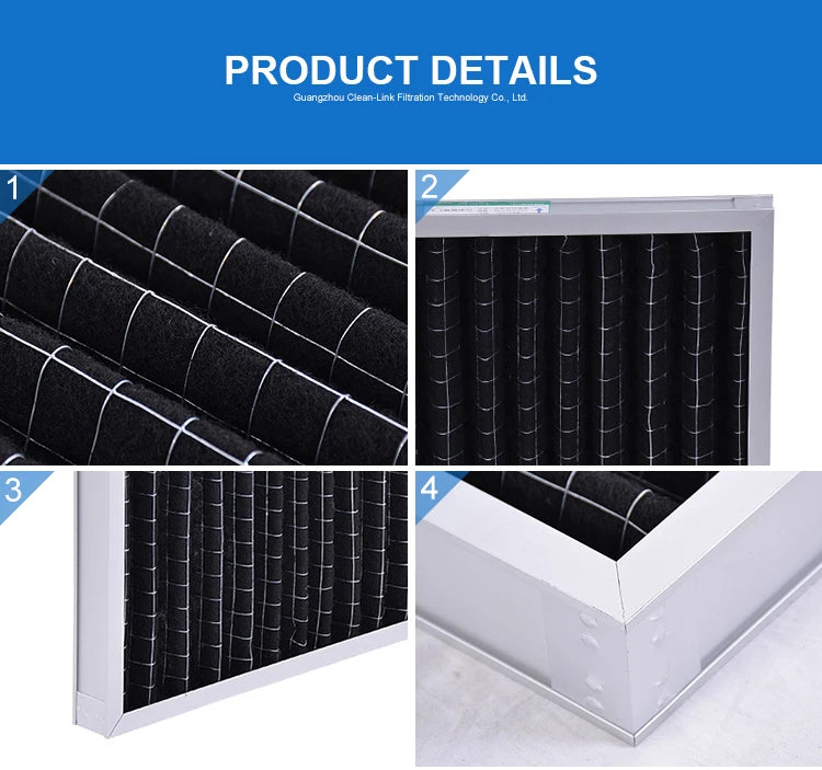 High Adsorption Activated Carbon Air Filter For Greenhouse Spray Booth Activated Carbon Filter Price