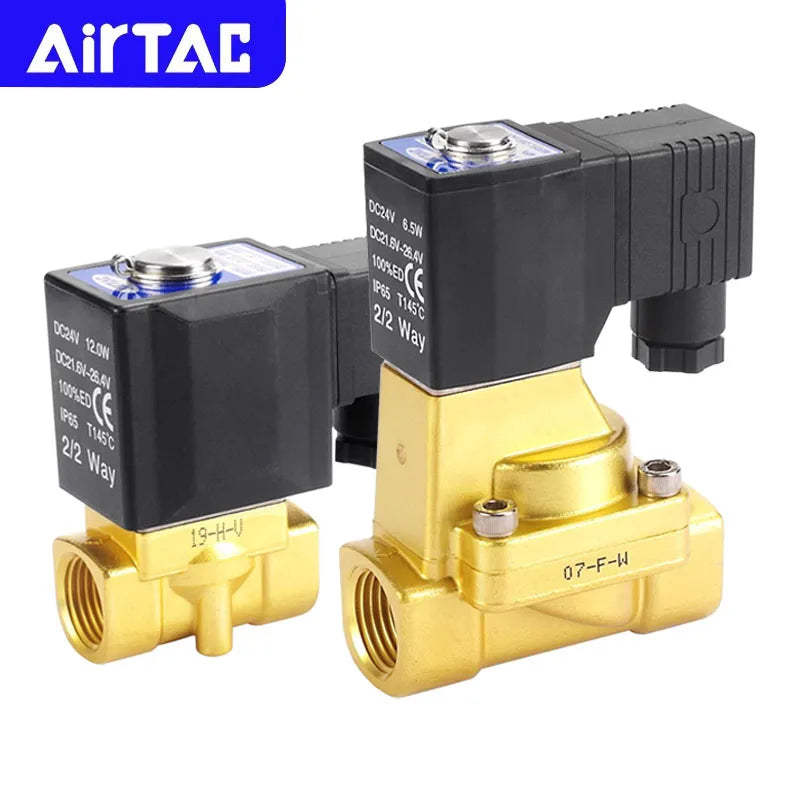AIRTAC Original Fluid Control Valve Direct-acting Normally Closed 2W030-6/8 050-10/15 Internally Piloted 2W150-15 200-20 250-25