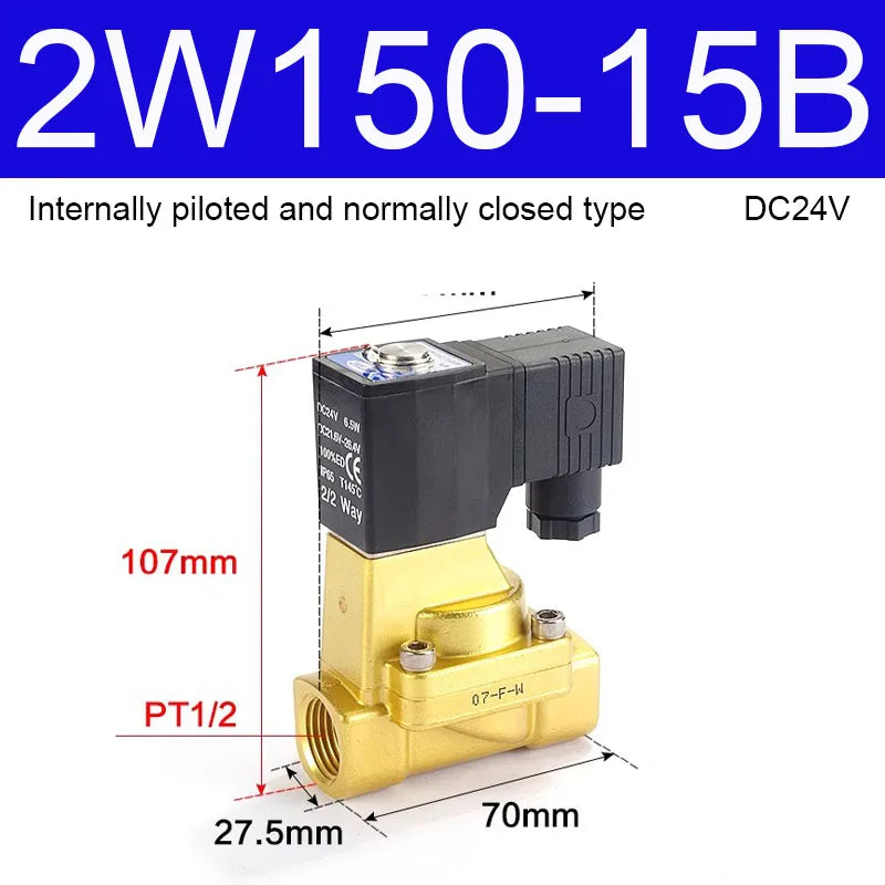 AIRTAC Original Fluid Control Valve Direct-acting Normally Closed 2W030-6/8 050-10/15 Internally Piloted 2W150-15 200-20 250-25