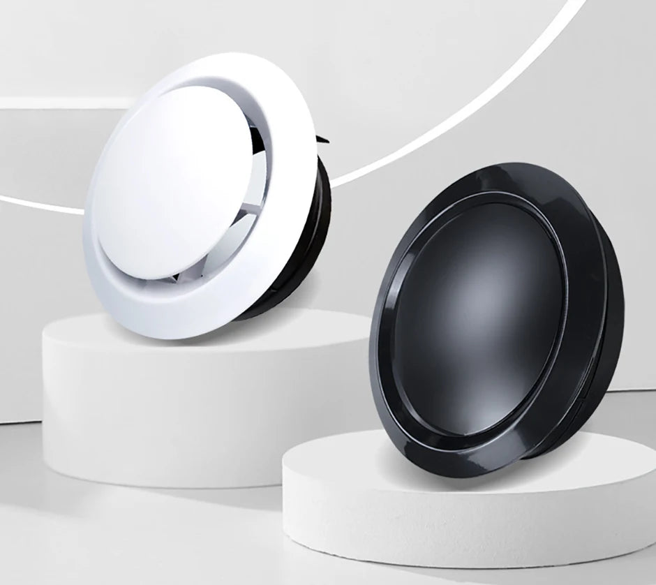 Various Shapes Air Vent Extract Valve Grille Air Circulation Vents Cover 100/150mm Round Ducting Ventilation Cover Accessories